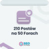 210 postów na 50 forach